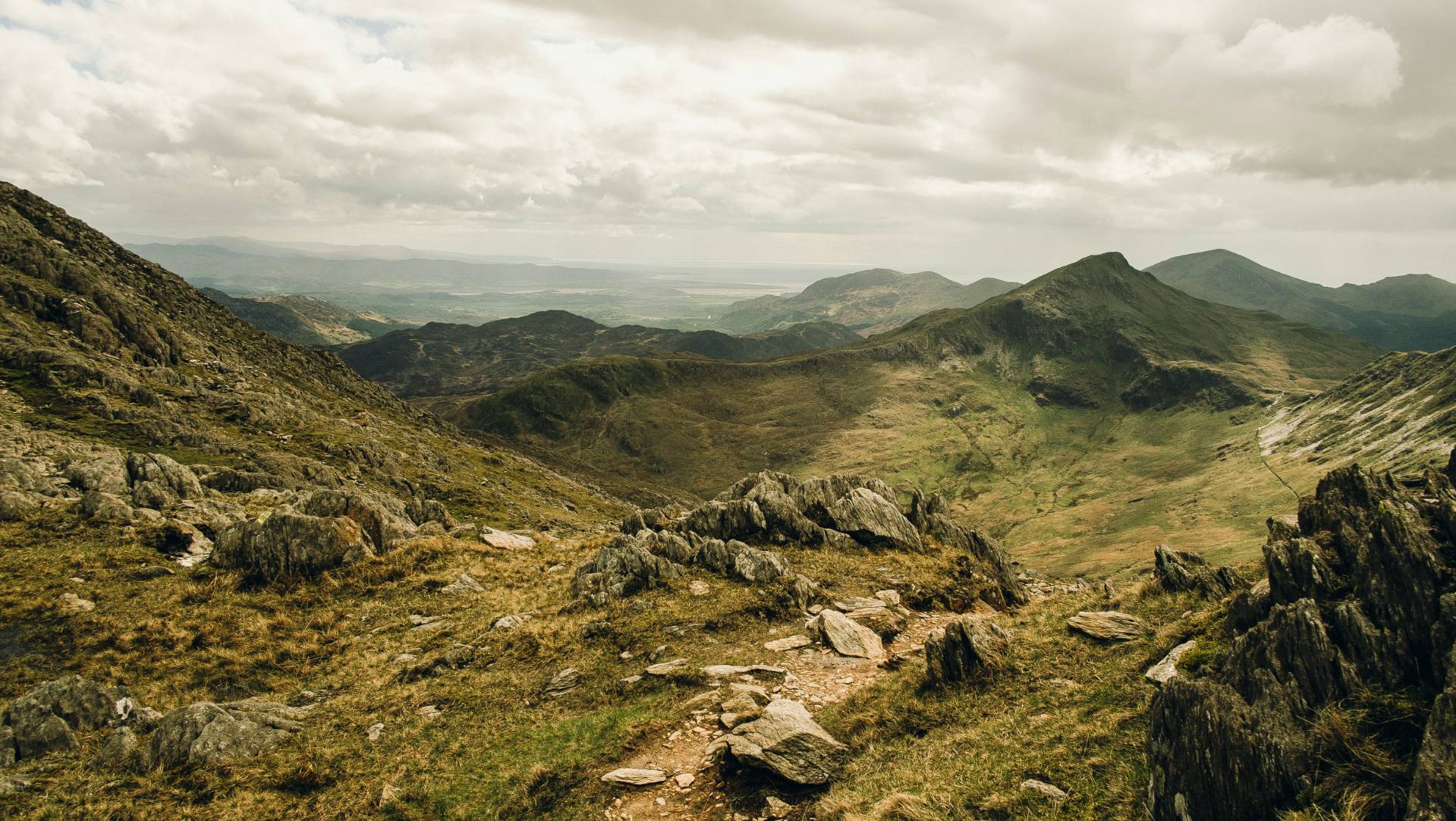 Snowdonia mountain landscape